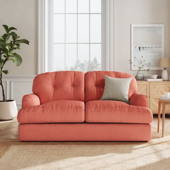 Martha Matte Plush Velvet 2 Seater Double Sofa Bed 5