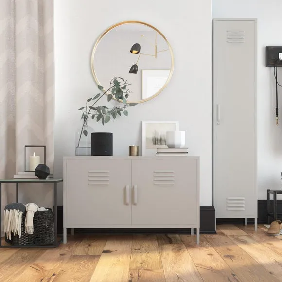 Bradford 2 Door Metal Accent Cabinet 2