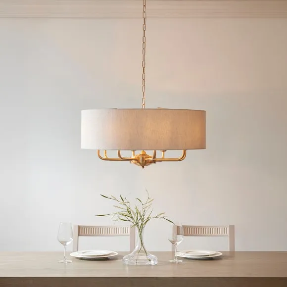 Vogue Sandringham Mid Century 8 Light Adjustable Pendant Light 1