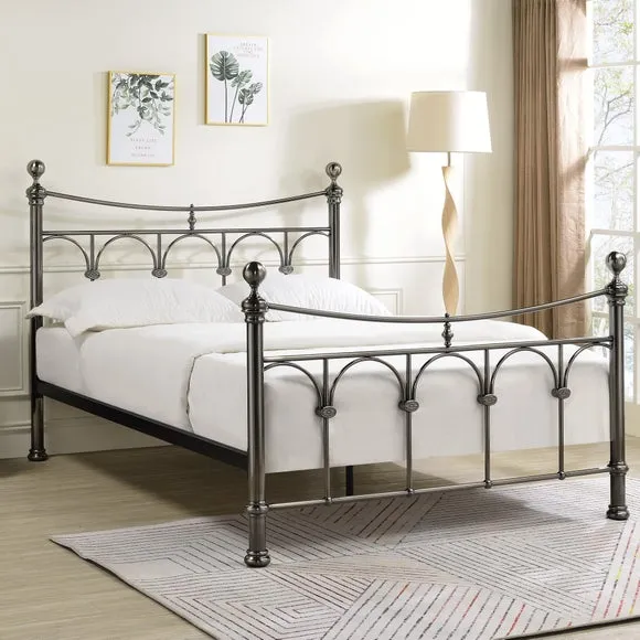 Gamma Nickel Bed Frame 2