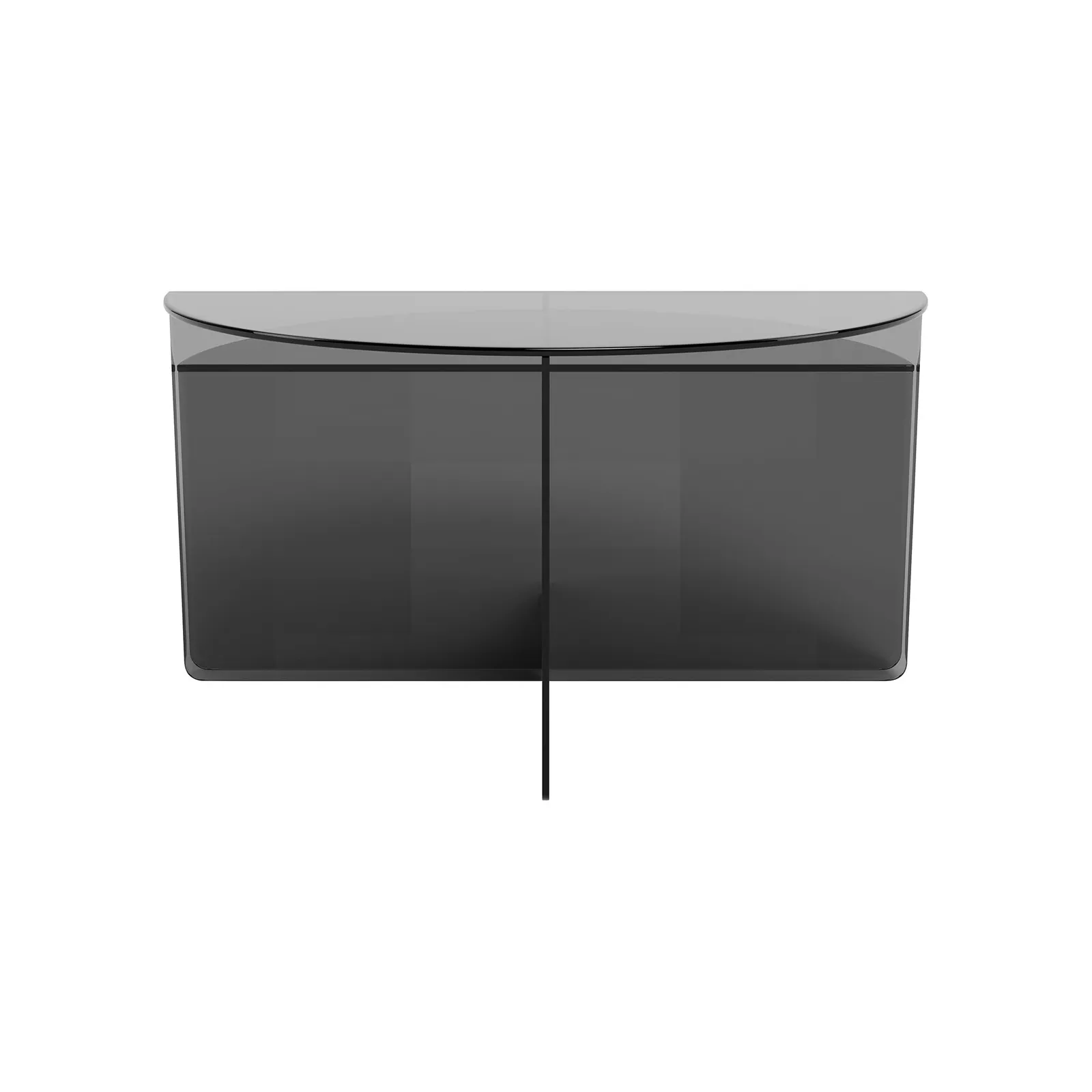 Vetro 80Cm Round Coffee Table Set, Round, Grey Glass | Barker & Stonehouse 5