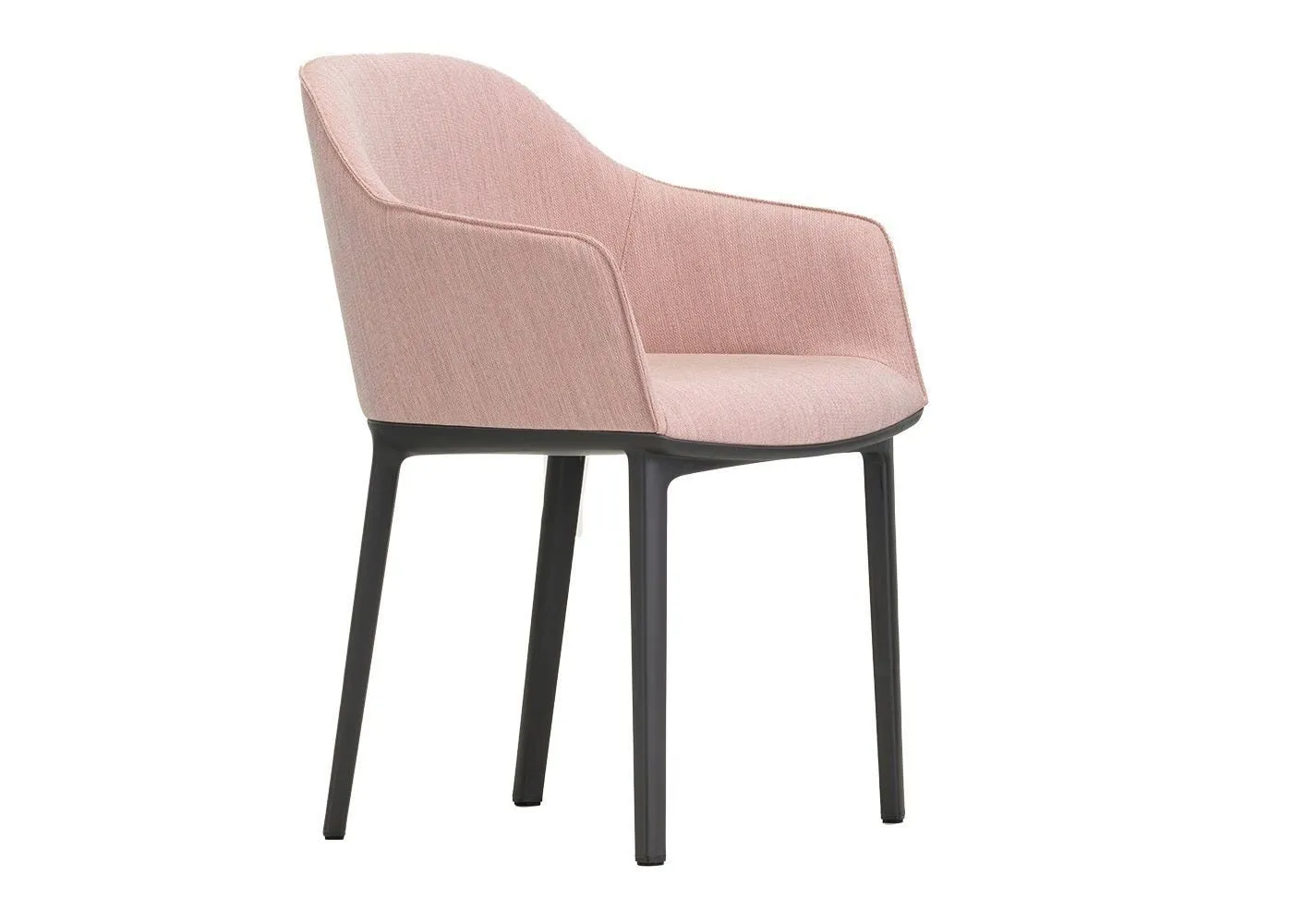 Vitra Softshell Arm Chair Basic Dark and Pale Rose 1