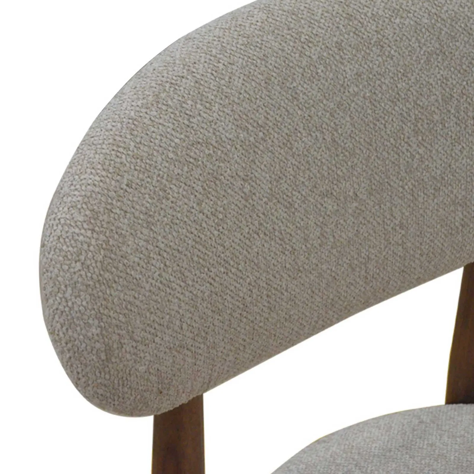 Leda Dining Chair, Grey Fabric | Barker & Stonehouse 4