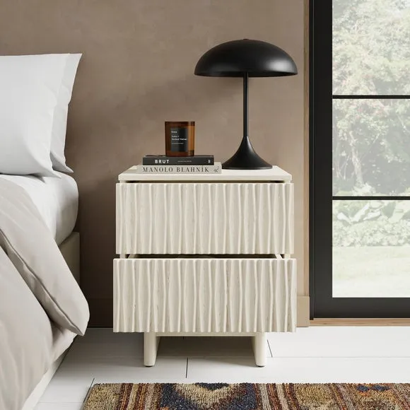 Inga 2 Drawer Bedside Table
