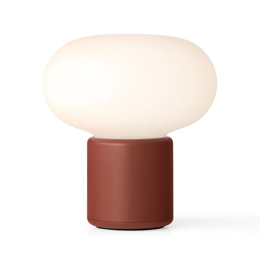 New Works Karl-Johan LED Portable Table Lamp Earth Red 3