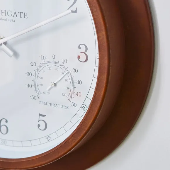 Churchgate Galvanised Indoor Outdoor Wall Clock 3