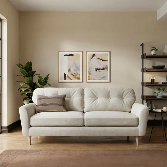 Sven Soft Texture Chenille 4 Seater Sofa 1