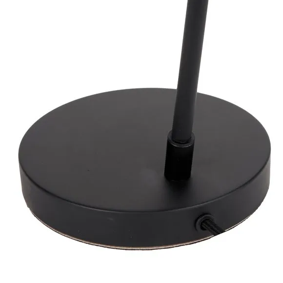 Toulon Matt Black Task Table Lamp 4