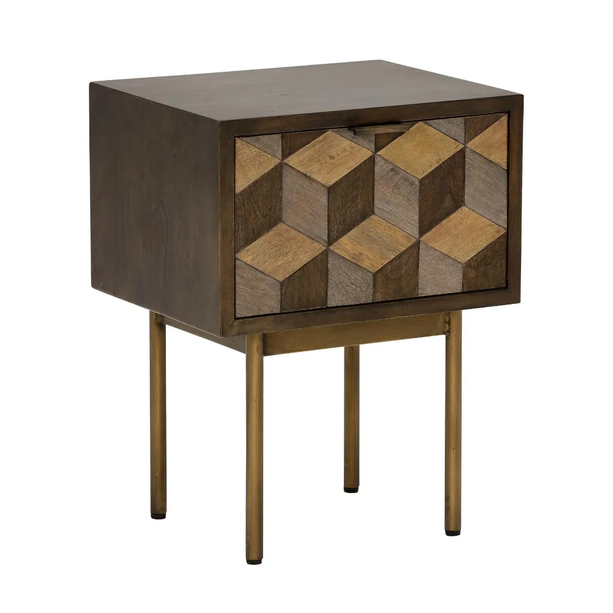 Facet 1 Drawer Bedside Table