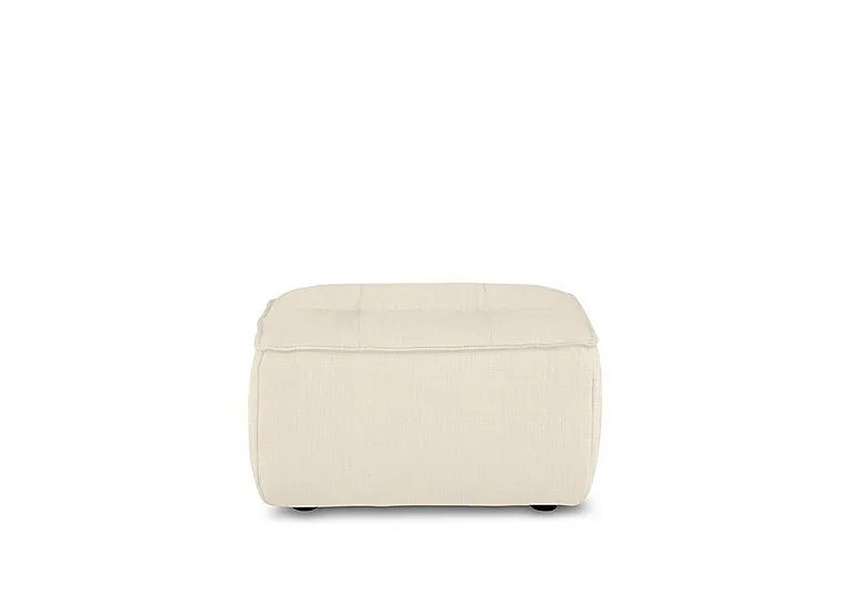 Cushino Rectangular Fabric Footstool - Living Room Furniture - In Time for Christmas