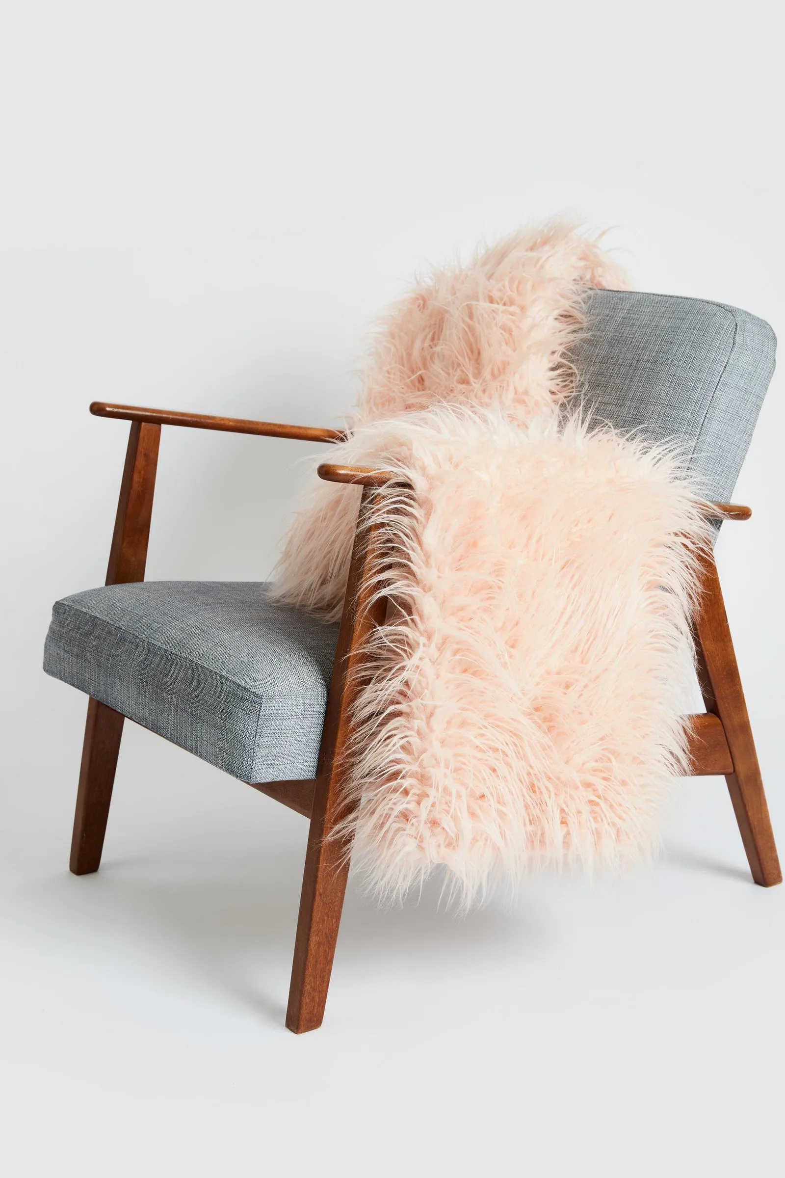 Faux Mongolian Throw