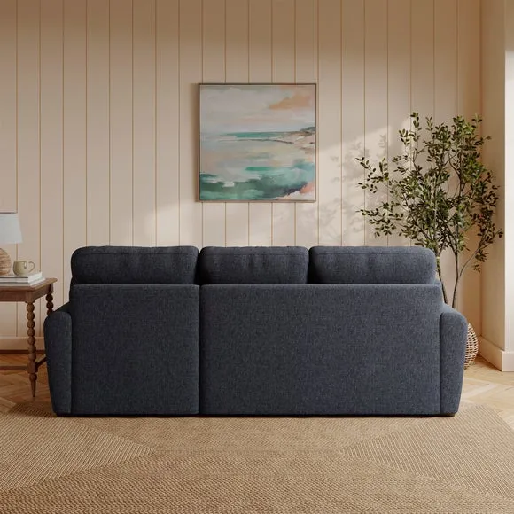 Milton Soft Chenille Corner Chaise Sofa 2