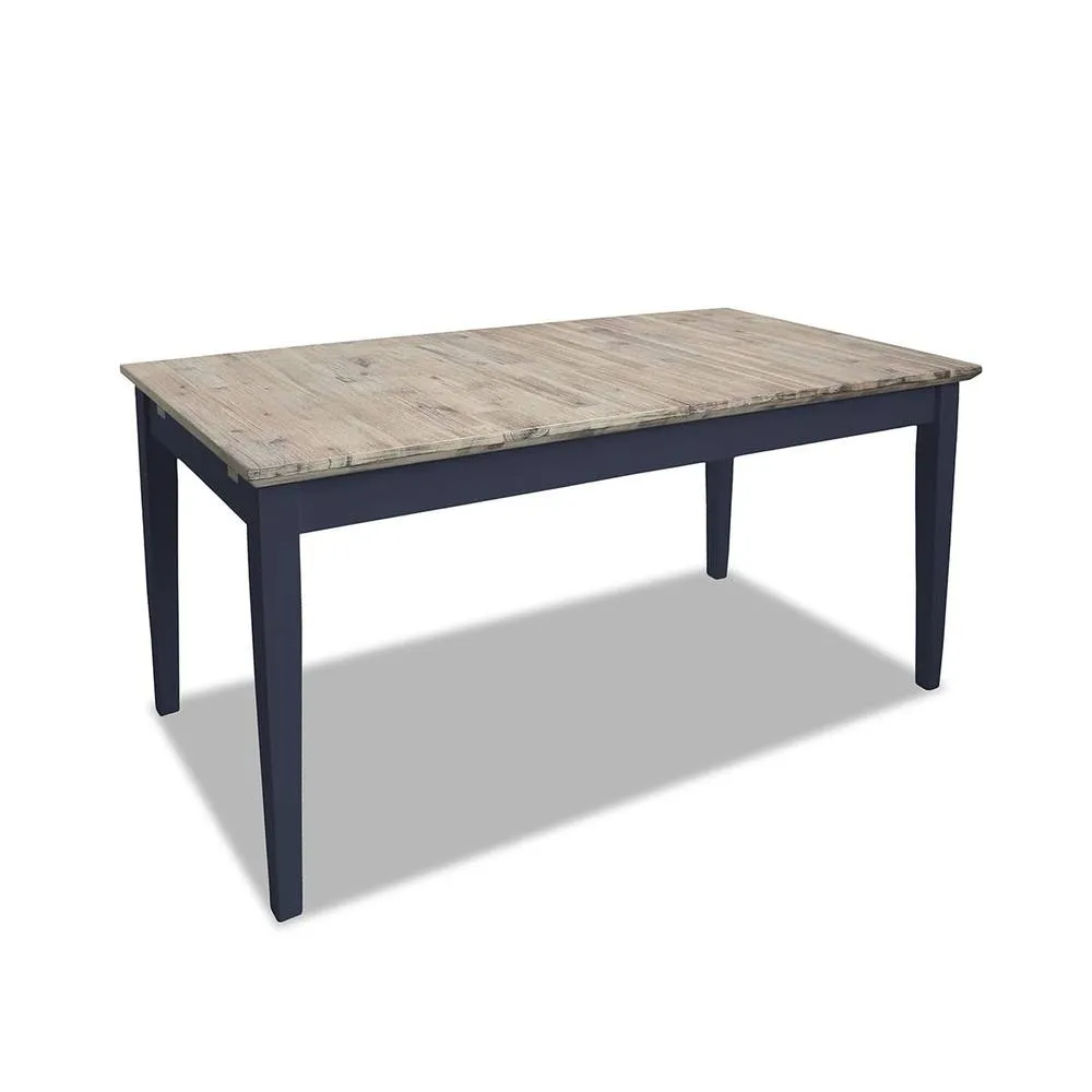 Statement Furniture Florence Rectangle Extendable Kitchen Dining Table in Navy 6