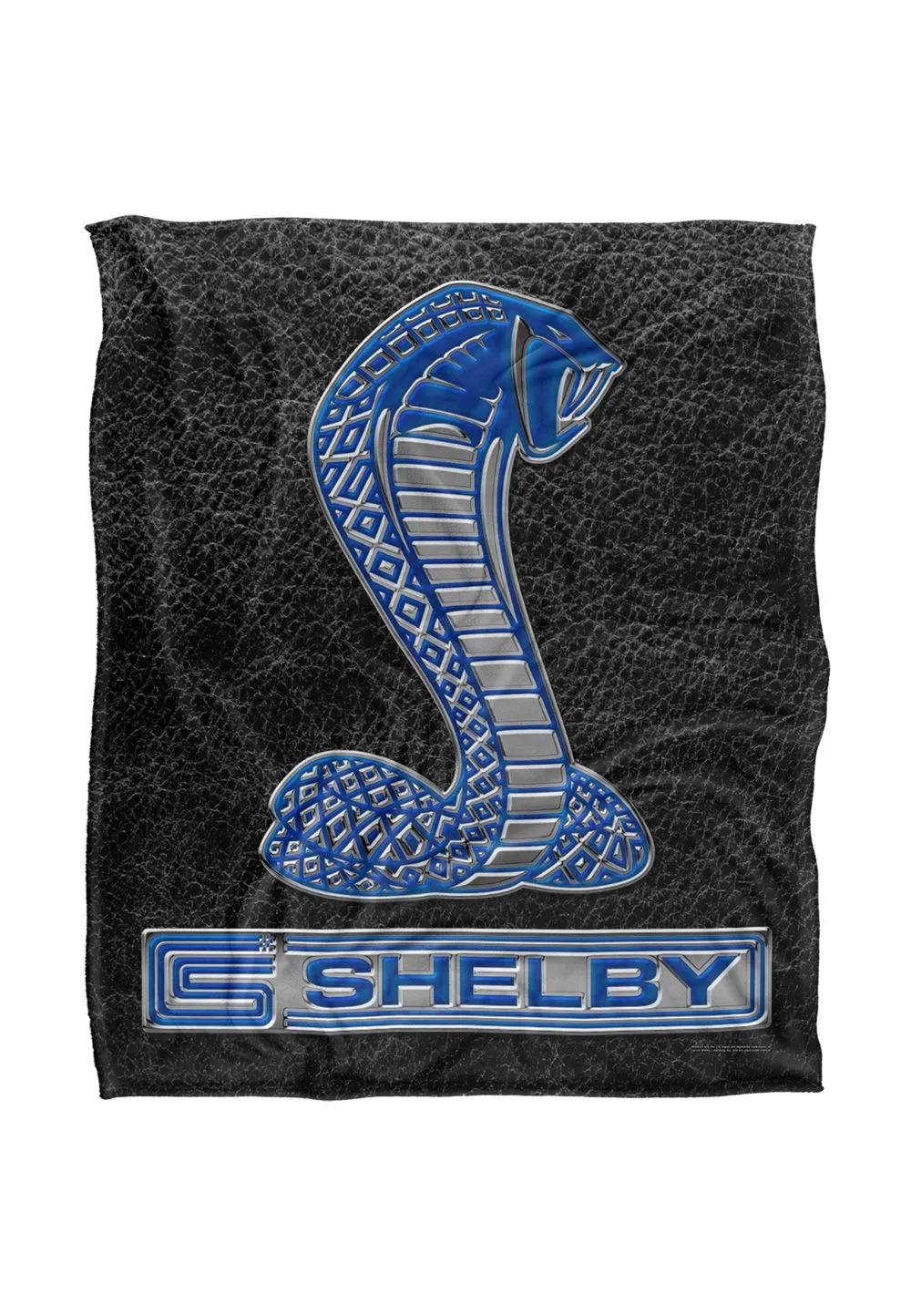 Shelby Cobra Metal Cobra Silky Touch Super Soft Throw Blanket 152 X 127 cm in White