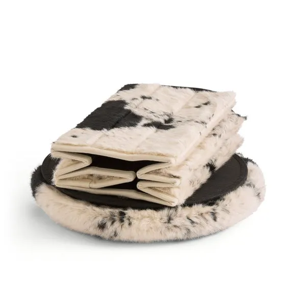 Small Cow Print Ottoman 4