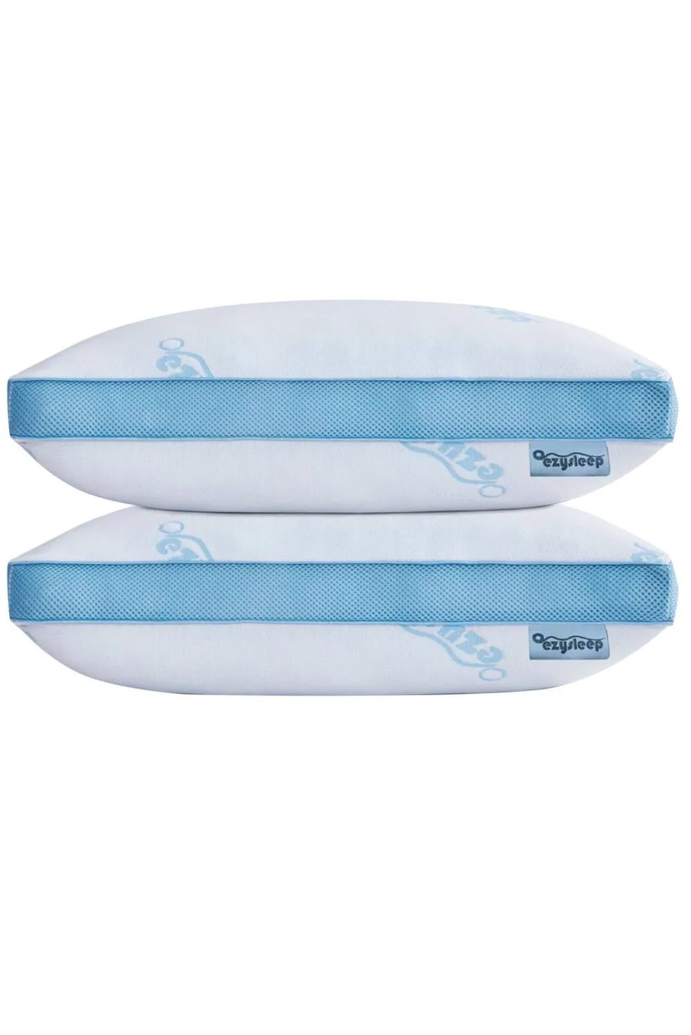 Ezysleep Air Flow Technology Memory Foam Pillow - Pillow Pair, White 2