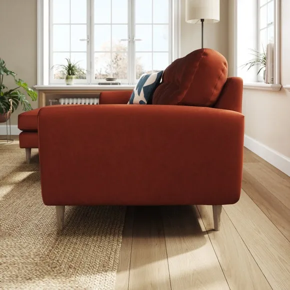 Sven Opulent Velvet Large Corner Chaise Sofa 2