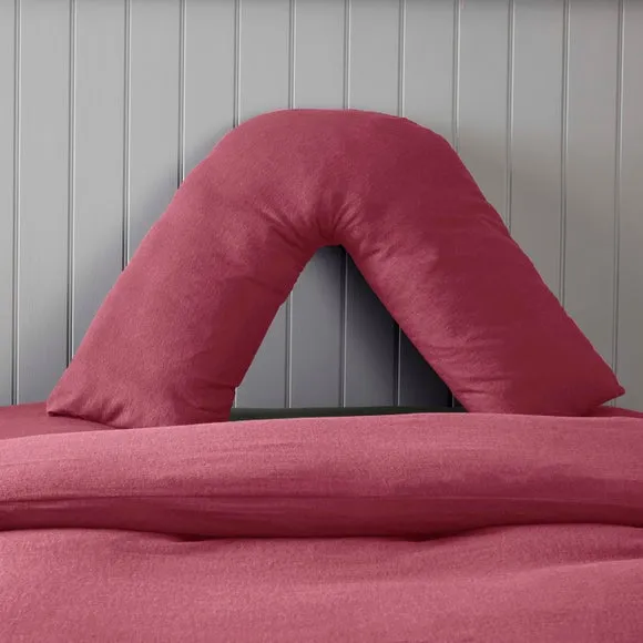 Soft & Cosy Luxury 100% Brushed Cotton V-Shape Pillowcase 1