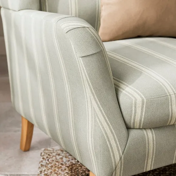 Charnwood Folkstone Stripe Grande Armchair 3