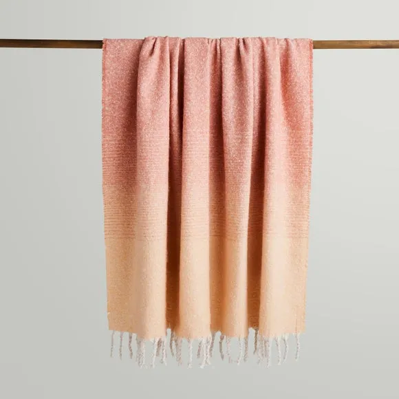 Ombre Mohair Throw Blanket 130x180cm 1
