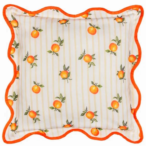Fruits Oranges Outdoor Square Cushion 2