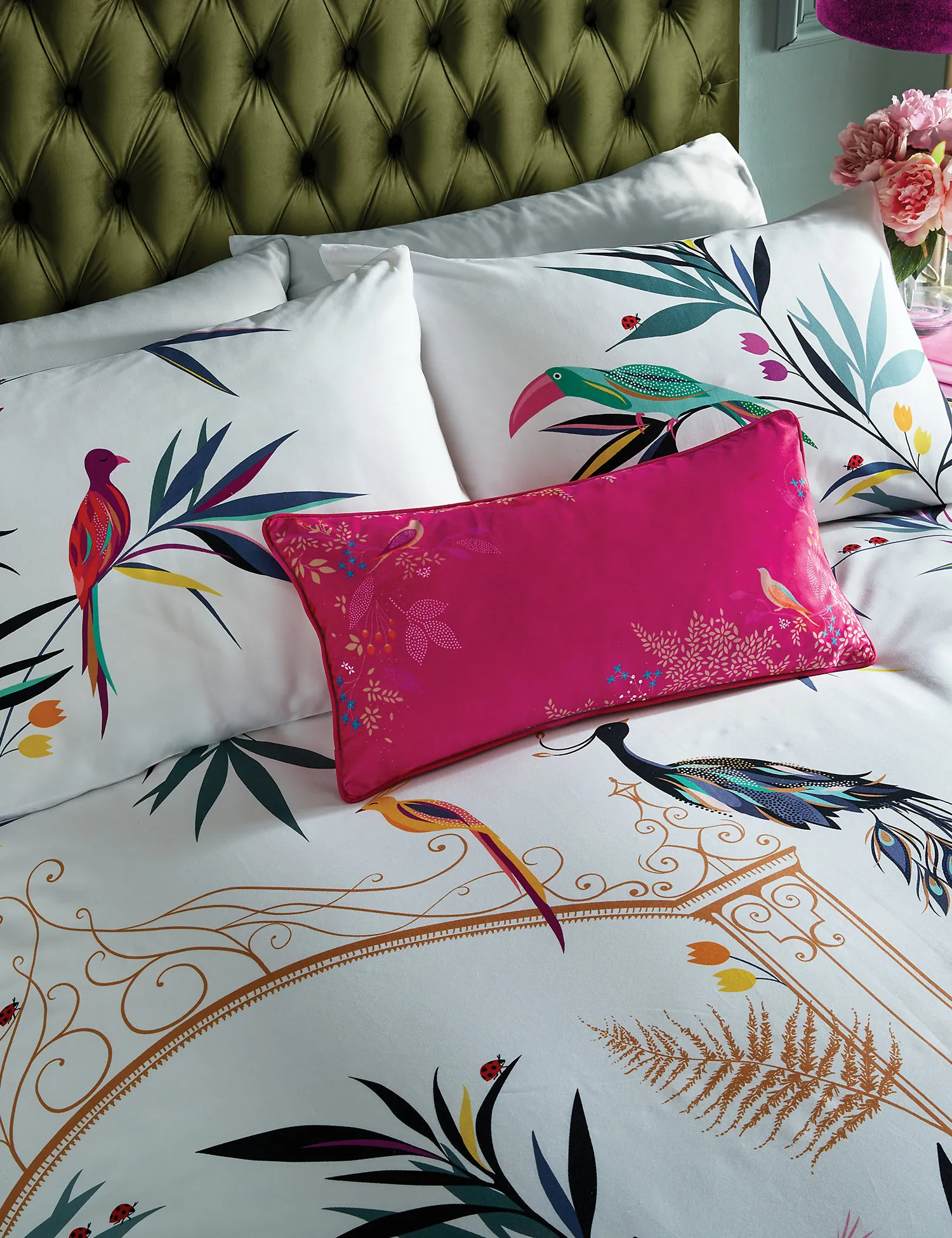 M&S Sara Miller Pure Cotton Enchanted Gate Bedding Set