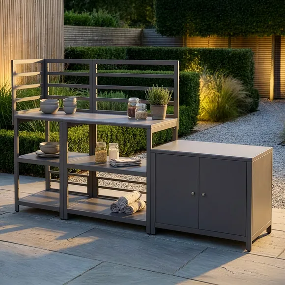 Maze Napoli 3 Piece Outdoor Kitchen Set 3