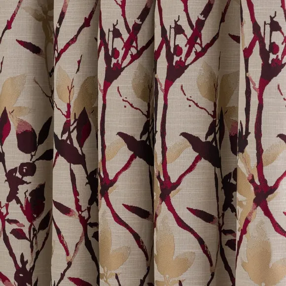 Zen Jacquard Pencil Pleat Curtains 3