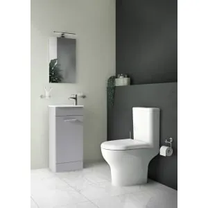 Holkham Light Grey Vanity Unit & Basin - 855 x 385mm 2
