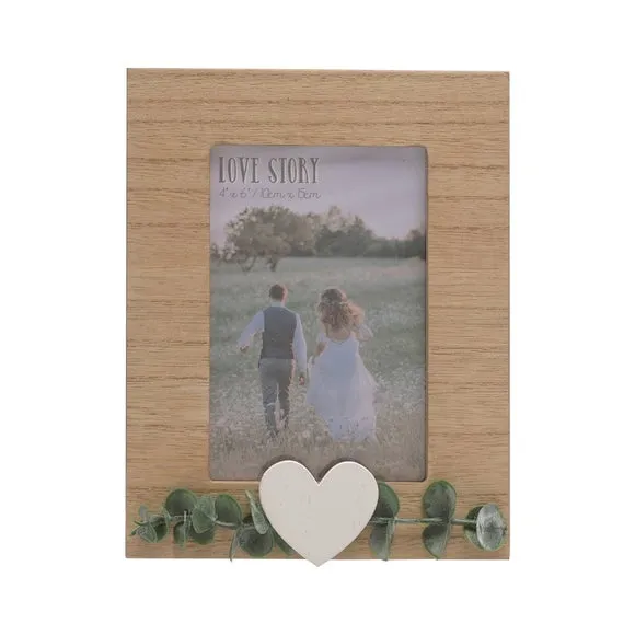 Love Story Rustic Photo Frame 2