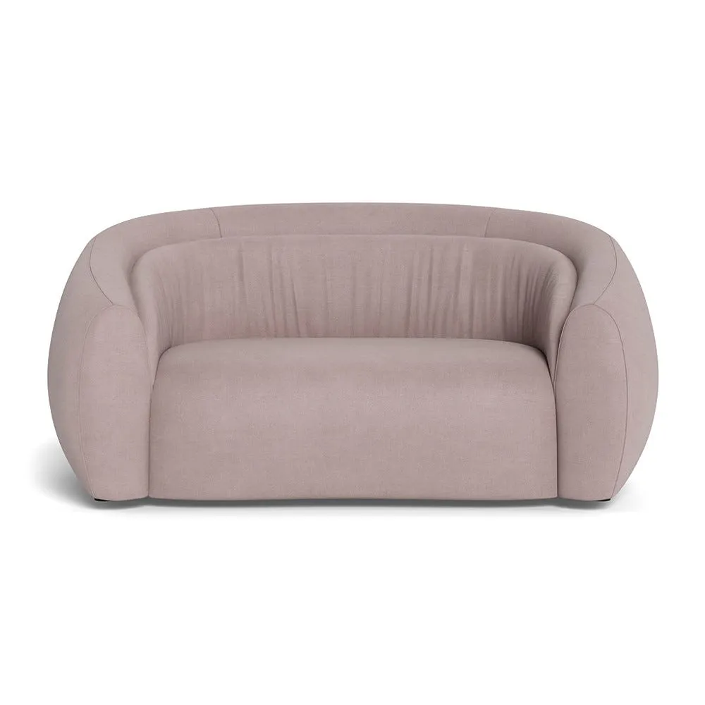 Heal's Flora 2 Seater Sofa Siena Cotton Dusky Pink 1