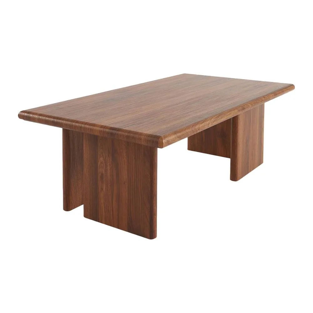 sweeek Rectangular MDF coffee table in Dark Brown 2