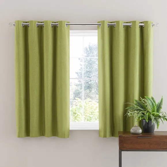 Luna Brushed Eyelet Curtains (Blackout Available) 4