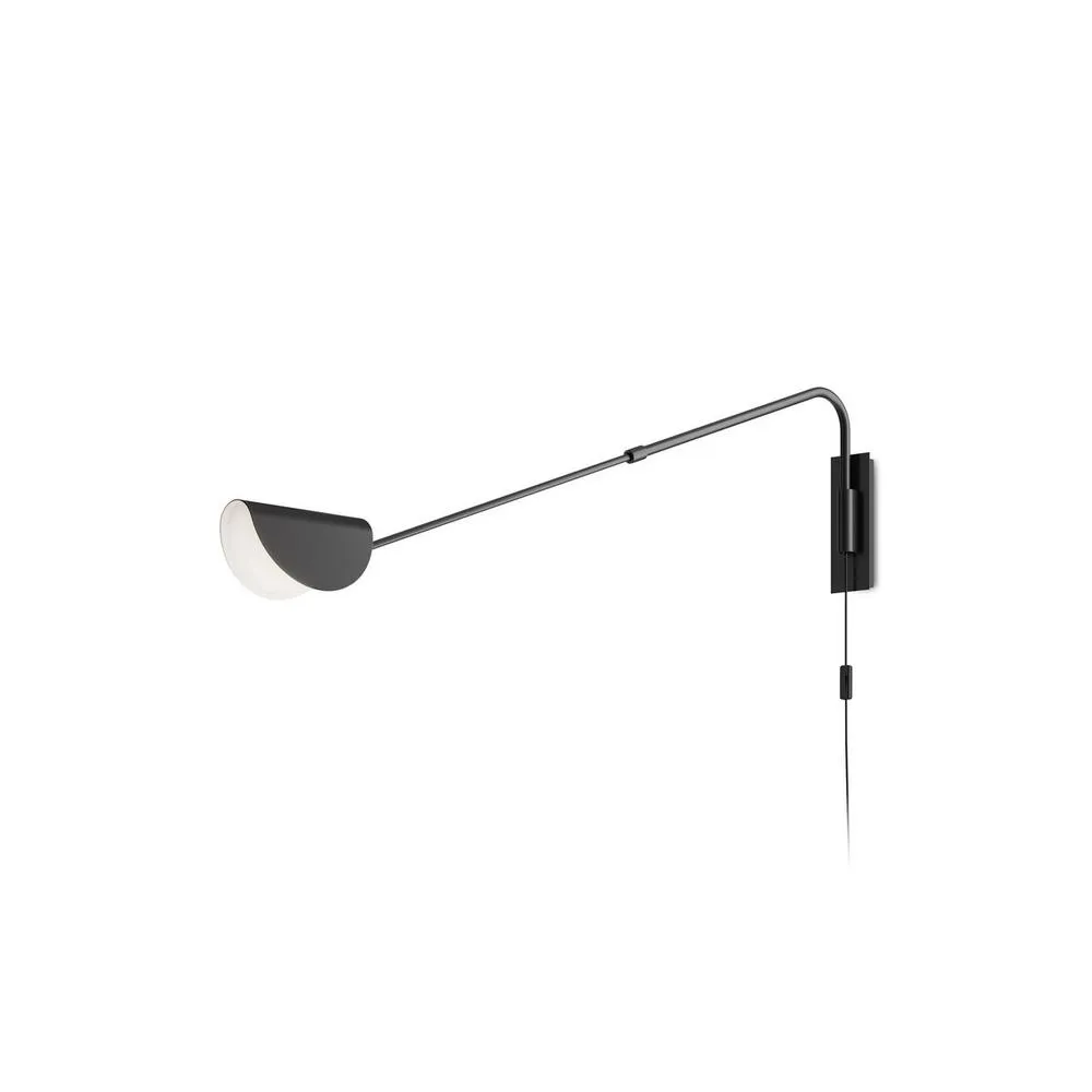 Netlighting Maytoni Mollis Modern Wall Lamp Black G9 3