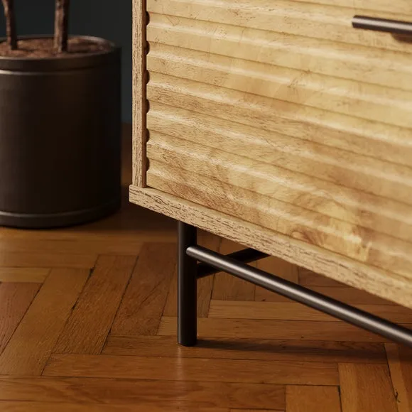 Bryant Double Wardrobe, Mango Wood Effect 5
