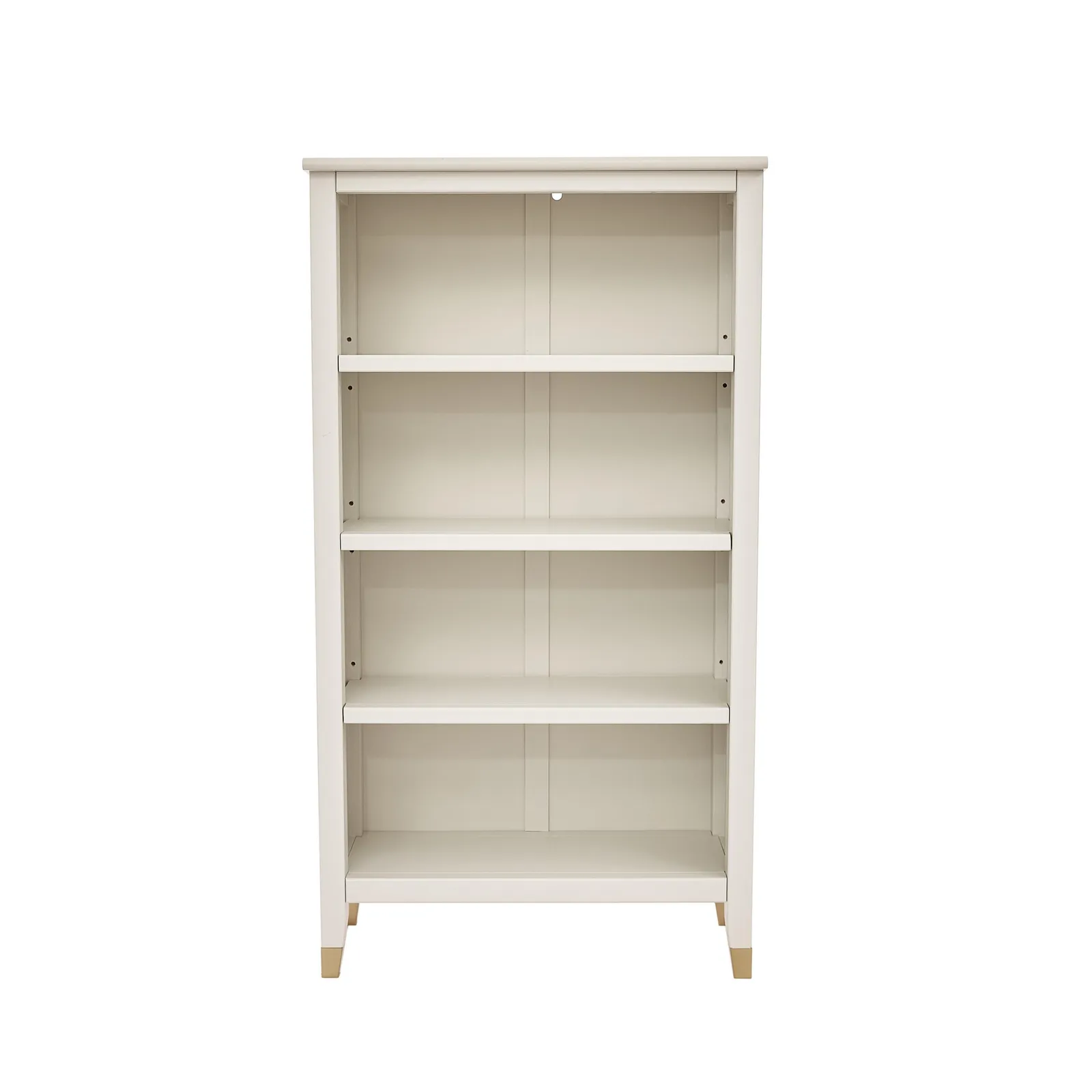 Cabinet Bits Palazzi 4 Tier Bookcase H127 W69 D25cm in Off-White 3