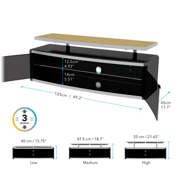 Stage Wide TV Unit for TVs up to 55" 6