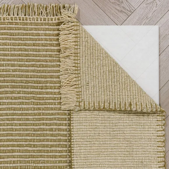 Clove Striped Wool Rug 3
