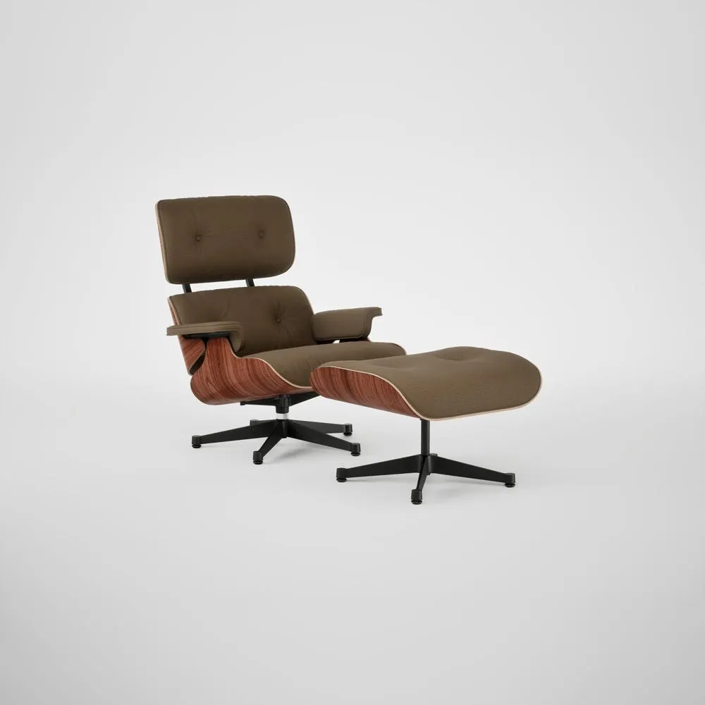 Vitra Eames Lounge Chair & Ottoman Santos Palisander Contemporary L50 74 Olive Black Base 05 1