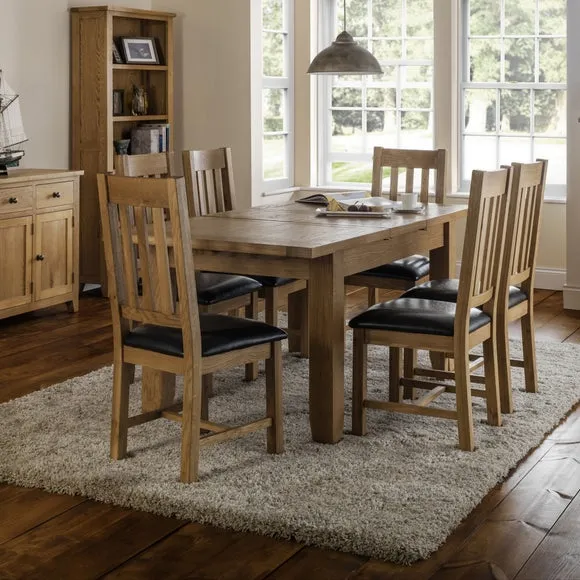 Return - Astoria Set of 2 Dining Chairs, Faux Leather