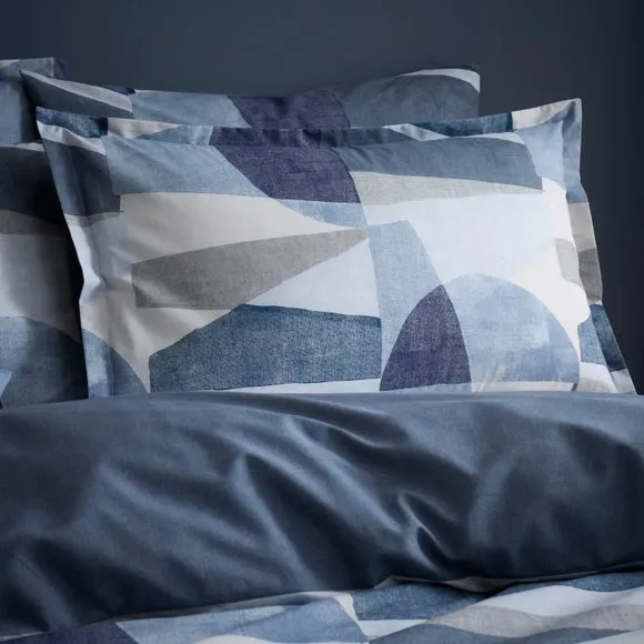 Bronte Geo Polycotton Oxford Pillowcase