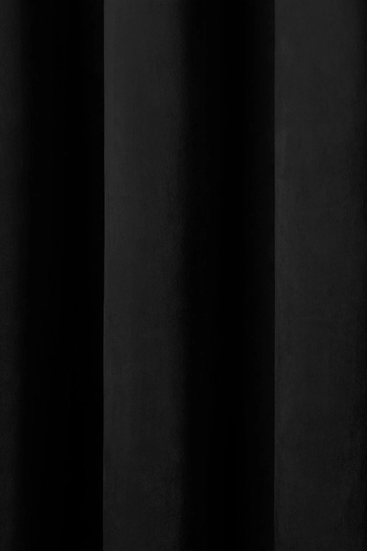 Laurence Llewelyn-Bowen Montrose' Velvet Blackout-Coated Pair of Eyelet Curtains in Black 3