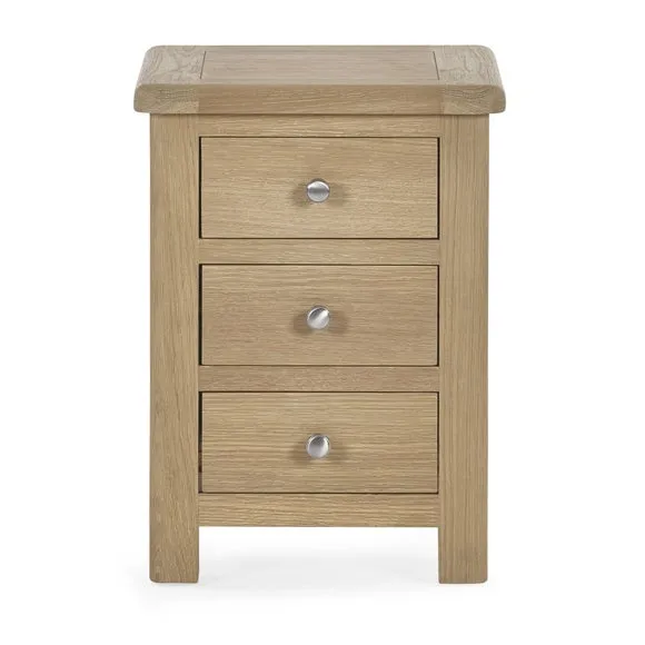 Memphis 3 Drawer Bedside Table 4