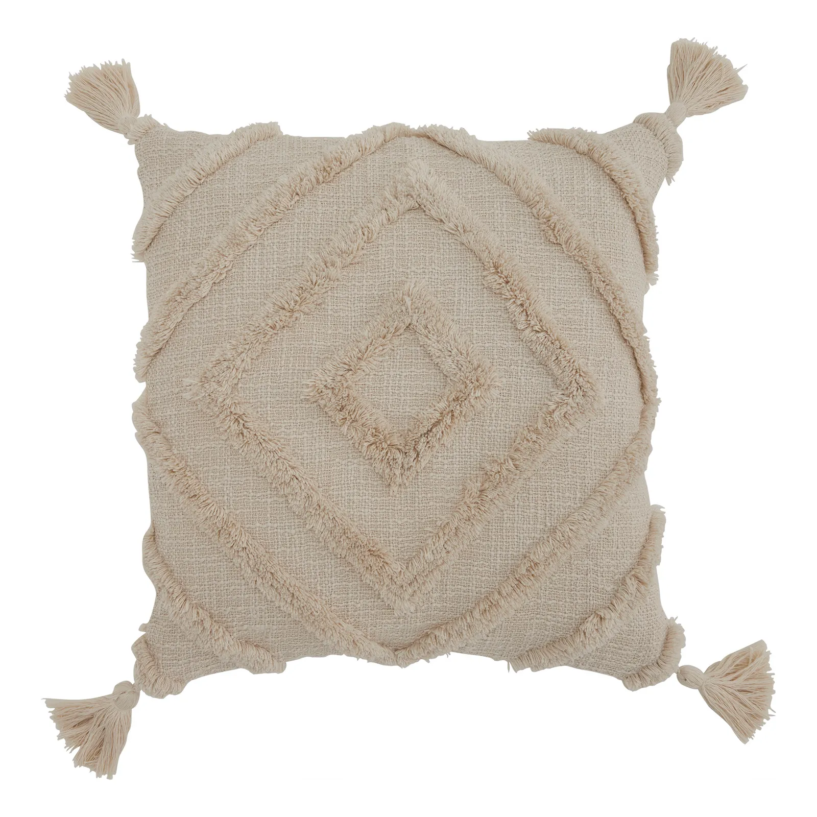 Nola Cream Cushion, Square Polyester | Barker & Stonehouse