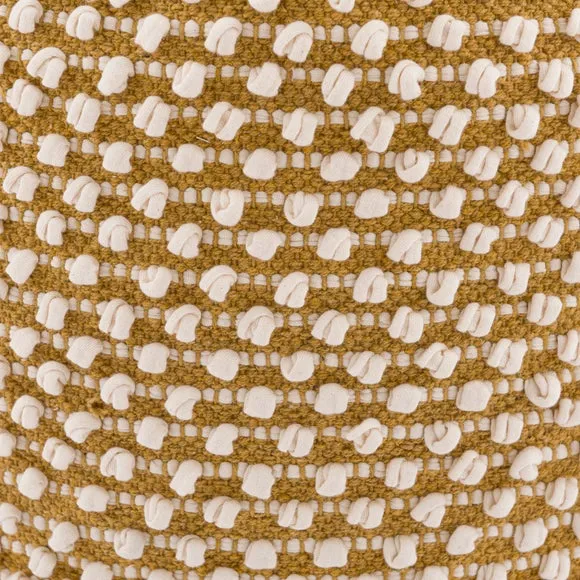 Jersey Bobble Round Pouffe 2