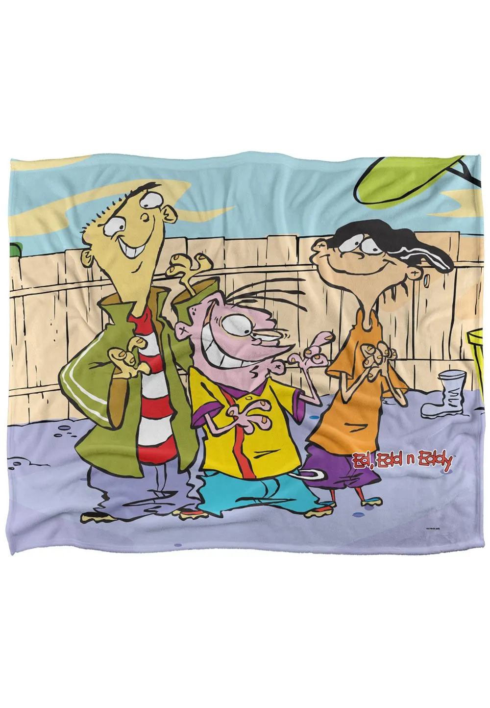 Cartoon Network Ed Edd N Eddy Backyard Boys Silky Touch Super Soft Throw Blanket 152 X 127 cm in White