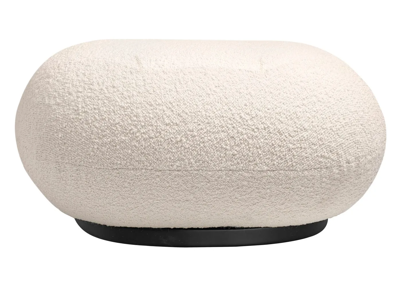 Gubi Pacha Ottoman with Matt Black Base