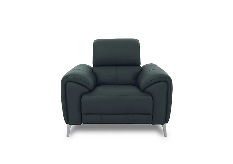 Vino Leather Chair - Peacock