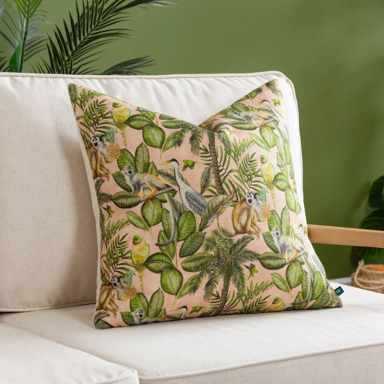 Wylder Tropics Valera Tomai Jungle Tropical Cushion