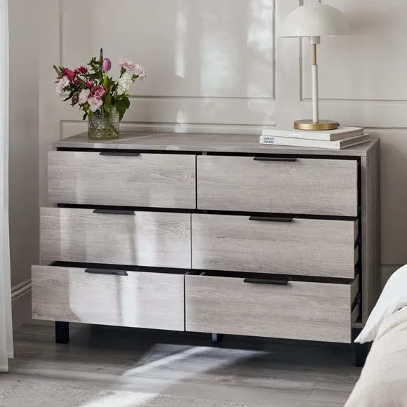 Bali Wide 6 Drawer Chest 2